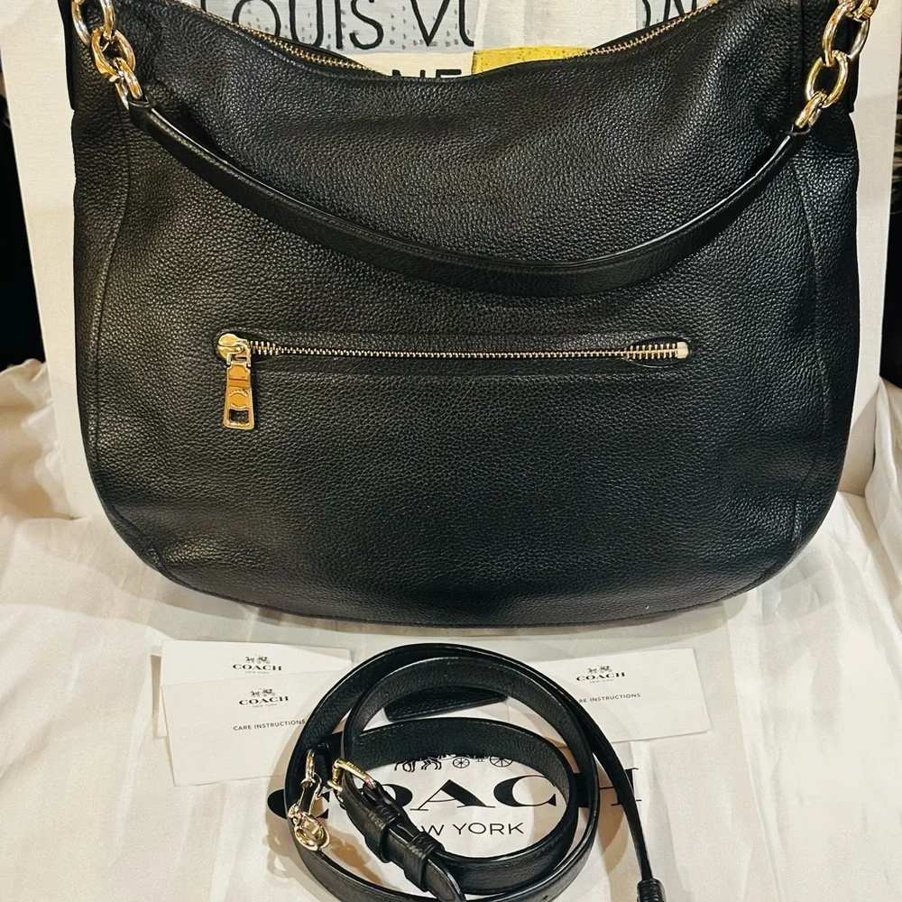 🔥 COACH LEATHER SHOULDER / SLING BAG 2 WAY W/ DUST BAG